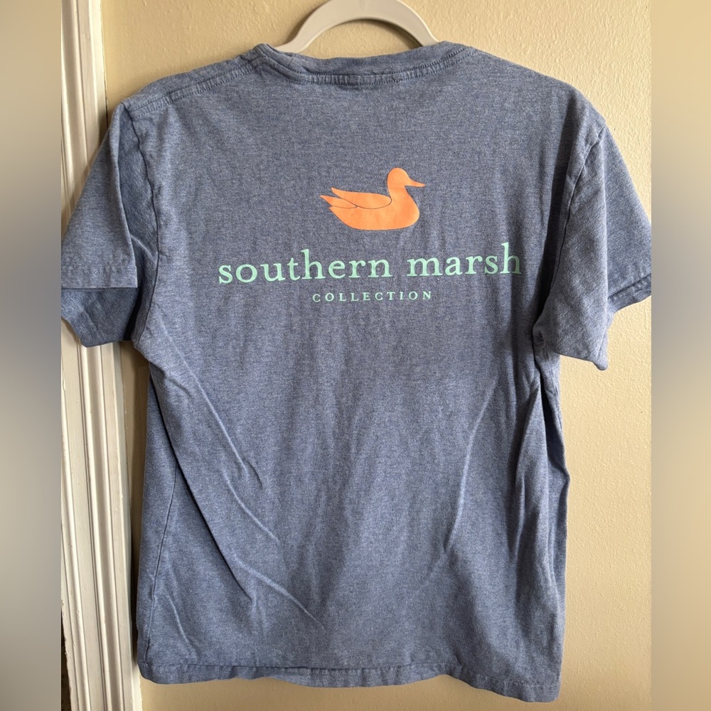 Men’s MEDIUM: Southern Marsh Blue Men's Shirt
